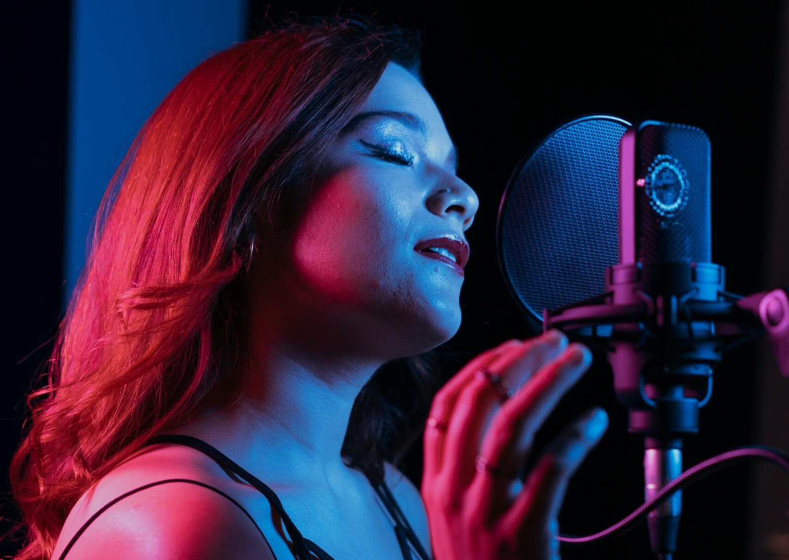 Singer Recording Vocal - Studio410